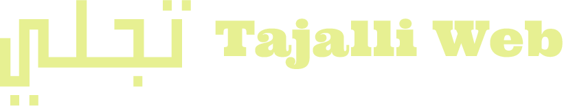 Tajlli Web yellow logo with text